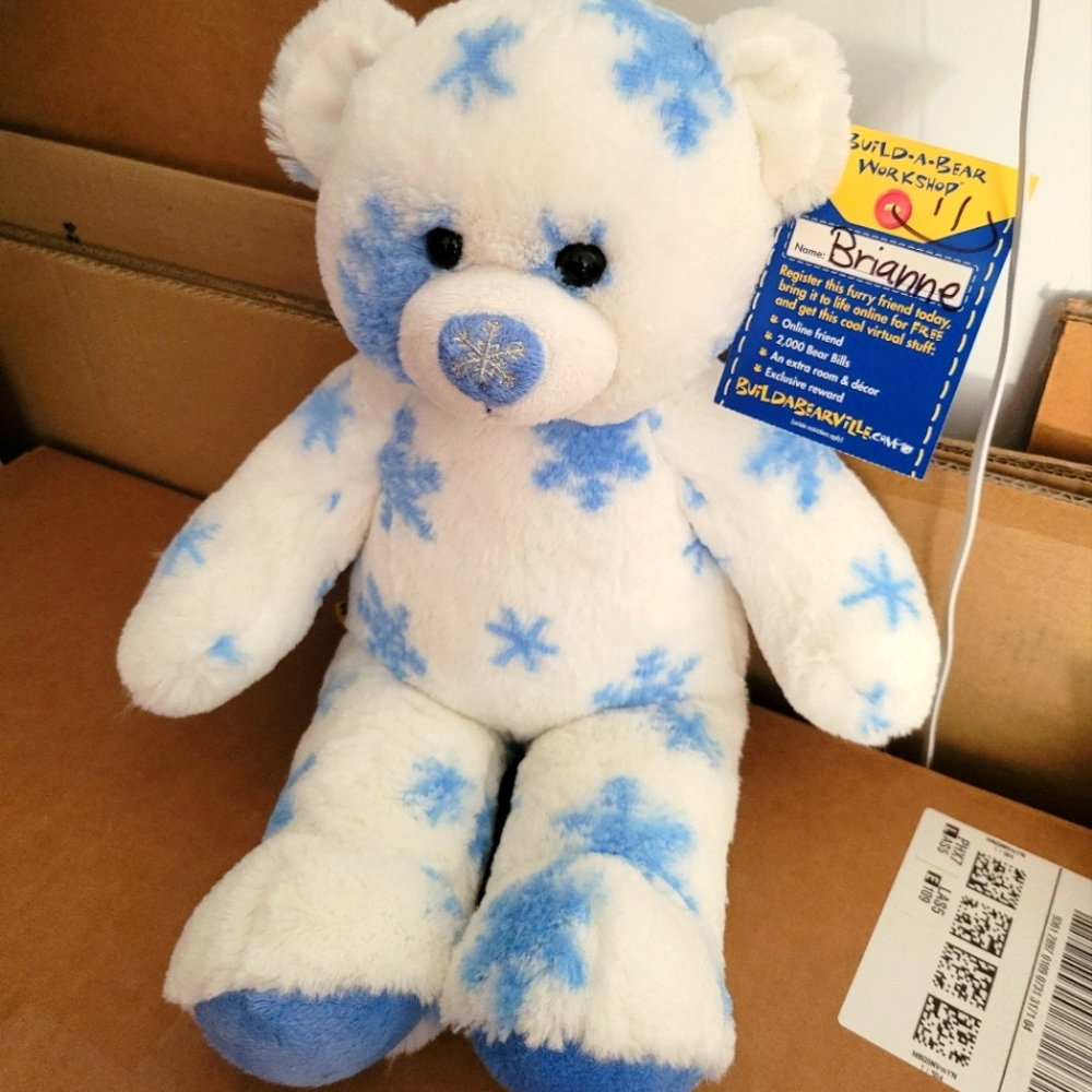 Build A Bear Collectors Limited Edition Retired Winter Snowflake
